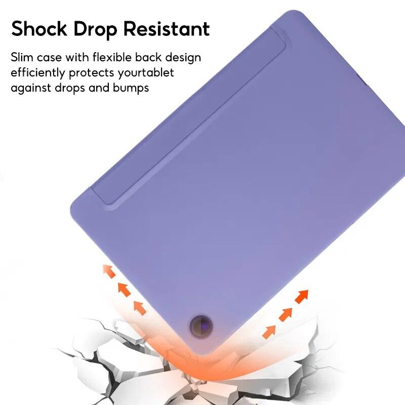 Кожаный чехол для планшета для Samsung Galaxy S6 Lite P610 P615 A7 A7 Lite A8.0 A10.1 A10.5 Tab A8 X205 X200 S7 S8 11, силиконовый смарт-чехол из ТПУ
