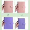 Refillable Loose Leaf Notebook Cover Macaroon Color Journal Agenda Planner Cover  Notes