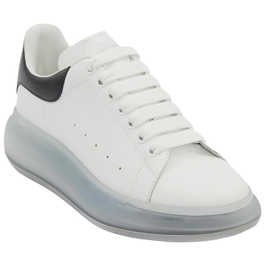 Alexander Mcqueen Белый Синий Белый Оверсайз Прозрачная Подошва 709817WICY19095