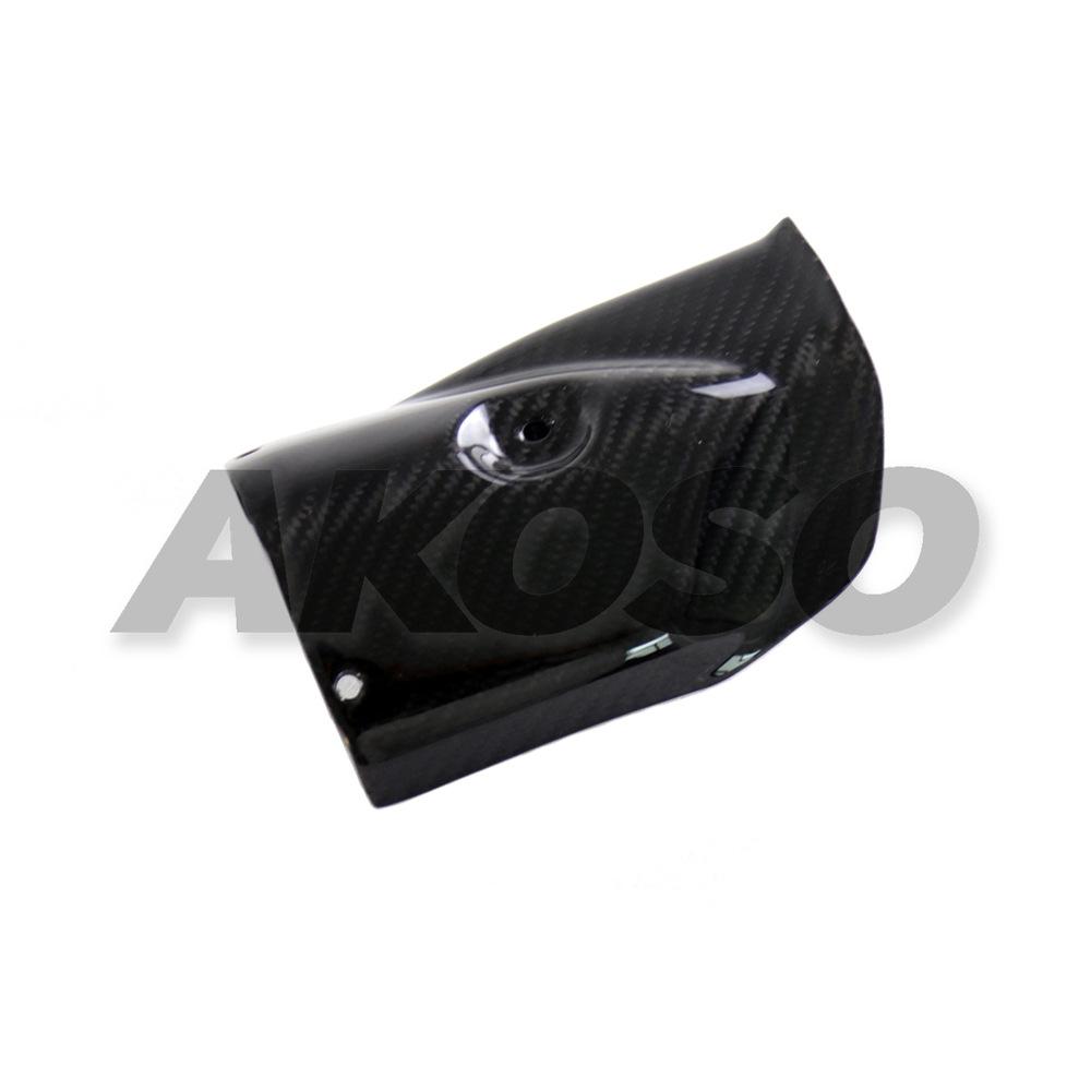 Yamaha R6 Carbon Fiber Exhaust Heat Shield for Modified Motorcycles (2017+)