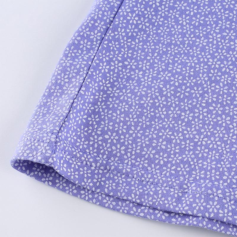 Y2K Летнее повседневное синее платье с v-образным вырезом и цветочным принтом, сексуальное платье с открытой спиной