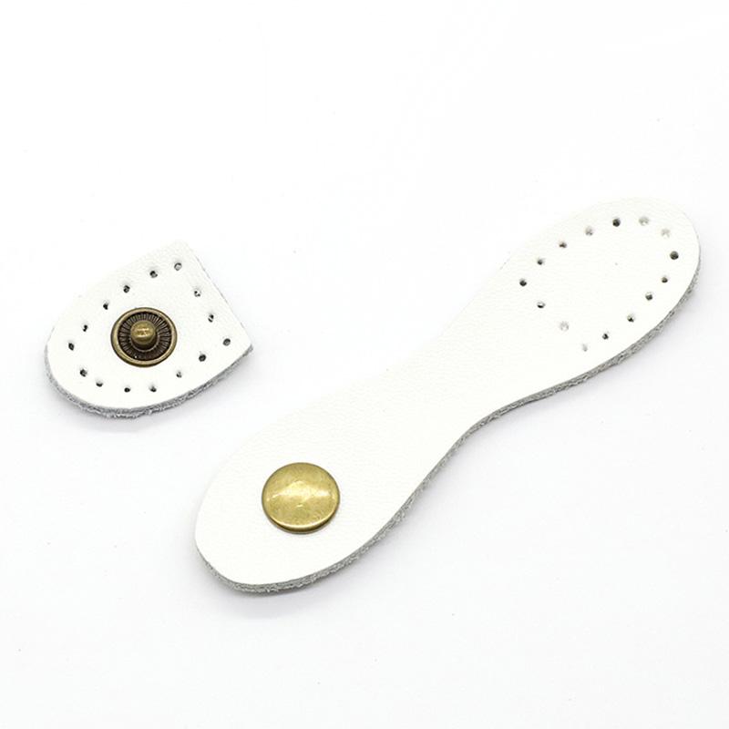 Metal Snap Clasp Leather Buckle Handbag Wallet Card Pack Handmade DIY Accessories