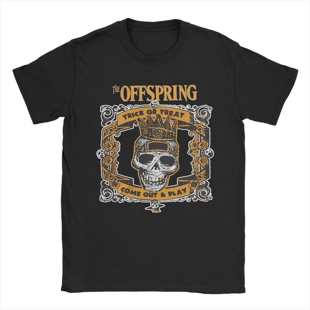 Музыкальные футболки The Offspring для унисекс женщин, хлопковые, новинка, футболки с круглым вырезом, короткий рукав, одежда, новинка
