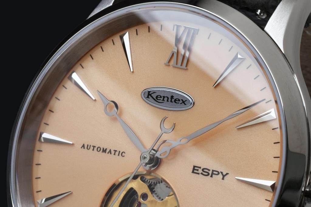 Механические автоматические часы ESPY Dress Open Heart Ограниченная серия из 99 экземпляров Серые [KENTEX] E660M-03 Мужские