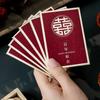 New Year Blessing Words Wedding Red Envelope Bronzing Pearlescent Paper Mini Money Pocket S/M/L Size Spring Festival