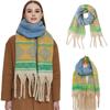 Winter Imitated Autumn and Thick Scarf Circle Yarn Spot Shawl Mohair Jacquard
