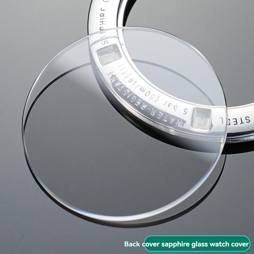 Для Mido Commander Серии M021 M021.431 Сапфировое Стекло Часовое Стекло Передняя и Задняя Крышки Часовое Стекло Устойчивая к Царапинам Маска