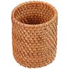Rattan Saqlash Naychasi Servis Idishlari Boho Uy Dekori To'qilgan Savat Qalamdon Idish-Tovoq Yog'och Idish Ofis