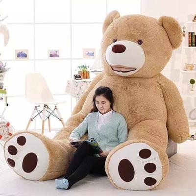Мягкая игрушка очень большой медведь милый медведь животное большой медведь мягкая игрушка для шитья обнимашка показана в медведь/плюшевая игрушка/медведь обертка/медведь