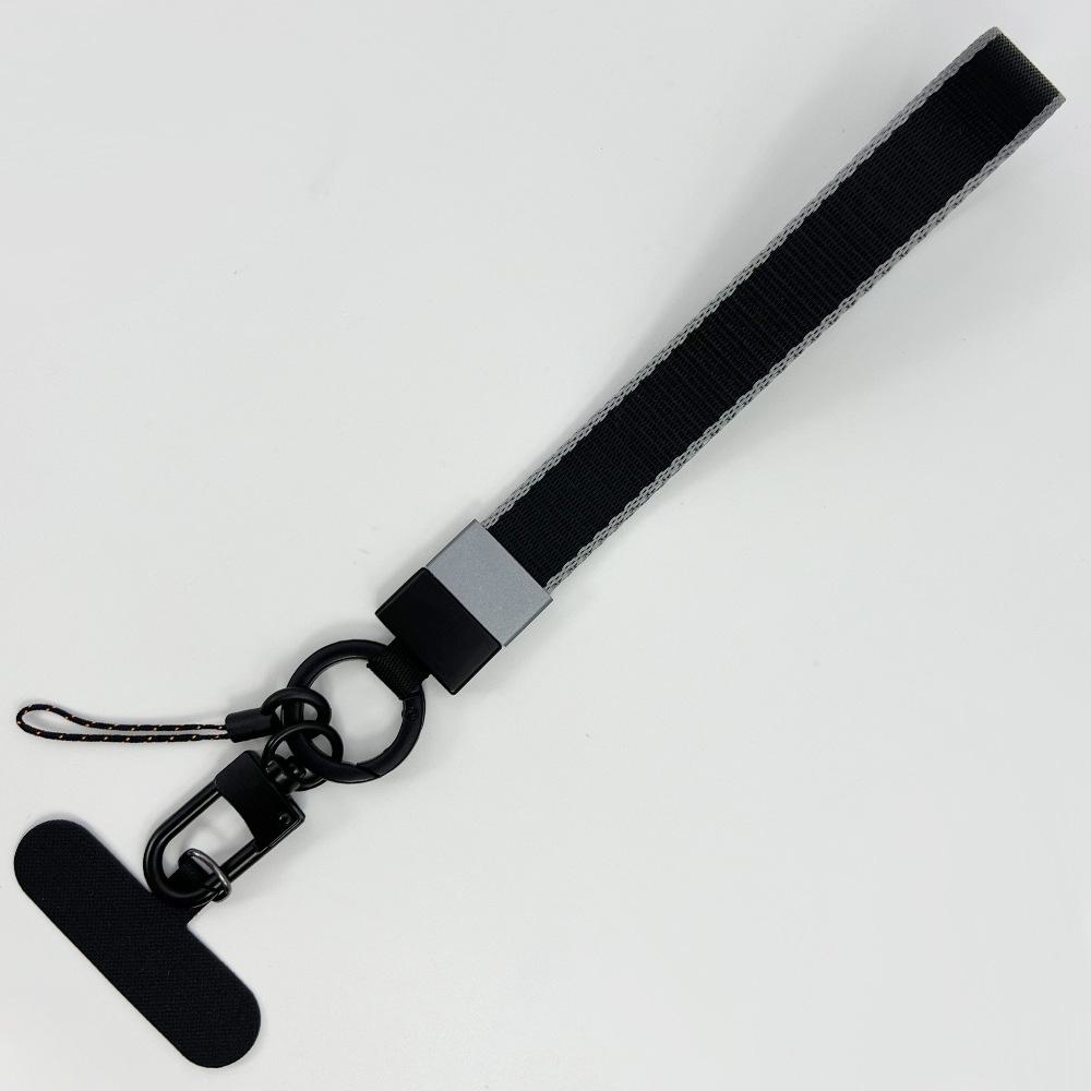 Плетеный нейлоновый ремешок для мобильного телефона со съемной подвеской из сплава