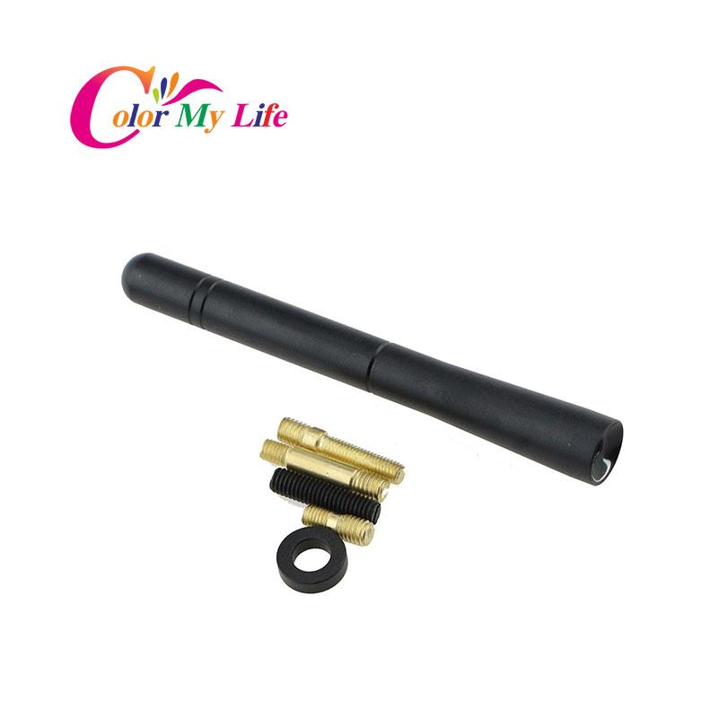 Автомобильная короткая радиоантенна Color My Life, аксессуары для Honda, подходит для VW Polo, Opel Astra, Skoda, Toyota Corolla