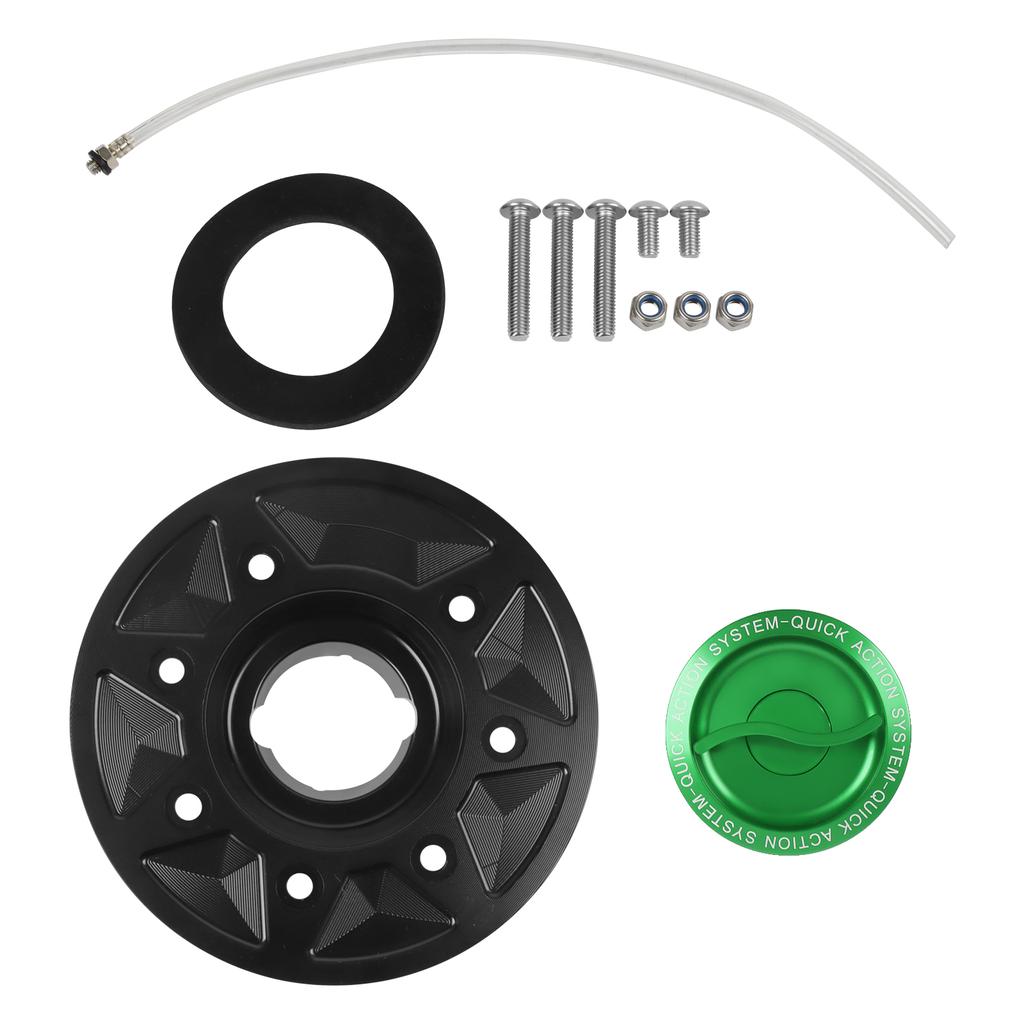 Для Kawasaki NINJA 250 400 650 Z650 Z900 ZX-6R / 636 Versys-X 300 Keyless Racing Quick Release Tank Caps Case Gas Cover