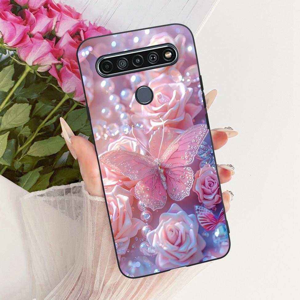 Casing For LG K41S 2020 Cover Silicone Cute Fashion Butterfly Funny Painted Phone Case LM-K410 LMK410EMW LM-K410EMW