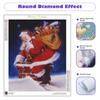 Рождественская алмазная живопись Санта-Клаус 5D DIY Мозаика Алмазная вышивка Домашнее украшение Искусство 30x40 см/12x16 дюймов