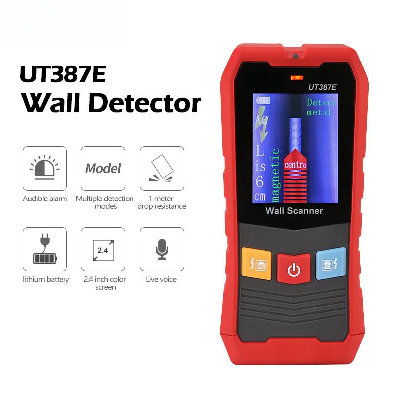 UNI-T UT387E UT387D UT387S Многофункциональный чувствительный инструмент обнаружения Сканер стен / Детектор металла / дерева / электрического тока