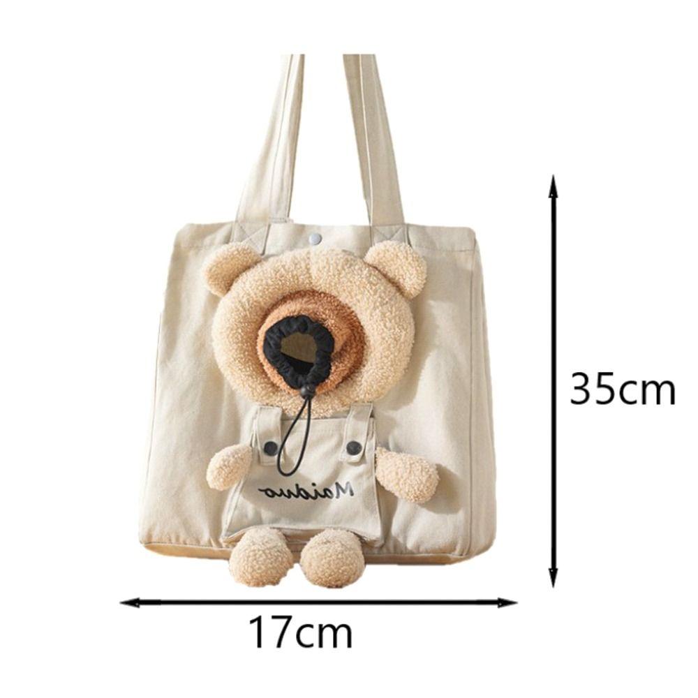 Portable Lion-shaped Pet Supplies Cat Shoulder Bag Puppy Messenger Bag Pet Knapsack Tote
