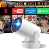 Новый мини-проектор HY300 4K HD со сверхкоротким броском, высокая яркость, с Android