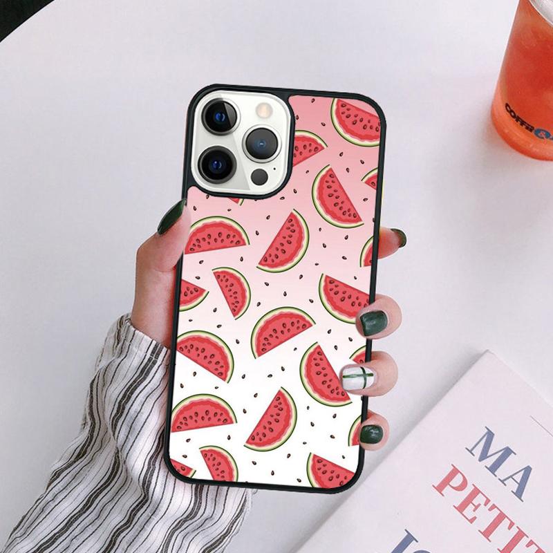 Милый летний арбузный чехол для телефона iPhone 17 Air 14 13 12 16Pro Max 15 Plus Max Защитный корпус coque