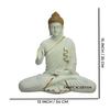 Новые изделия из смолы для медитации, статуя Будды-идола, подарочный предмет, украшение для дома из полистоуна
