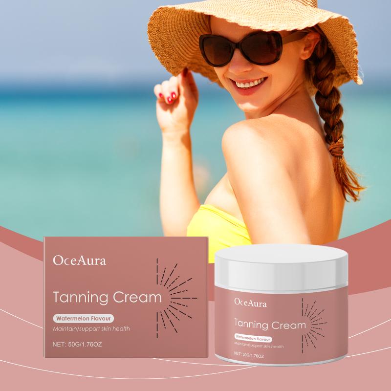 Oceaura Tanning Care Cream Skin Tone Fitting Lightweight Hydrating Nourishing Daily Body Cream