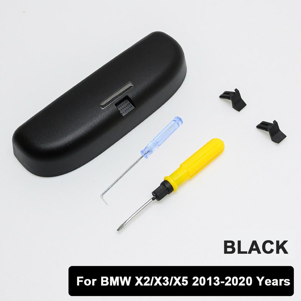 Новый держатель для солнцезащитных очков для автомобиля, коробка для солнцезащитных очков, футляр для очков для BMW X1 F48 X3 F25 X5 G05 F10 F11 F20 I3, аксессуары