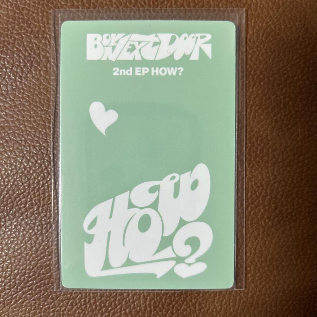 [Б/У] BOYNEXTDOOR Тэ Сан Торговая карта Walmart