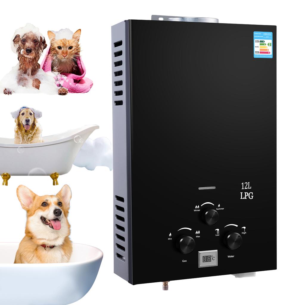 Светодиодный дисплей Пропановый душевой водонагреватель Наружный водонагреватель Водонагреватель на сжиженном пропане Наружный душевой нагреватель для дома