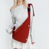 Нагрудная сумка кроссбоди Спортивная наплечная сумка Большой вместимости Студенческая сумка для занятий