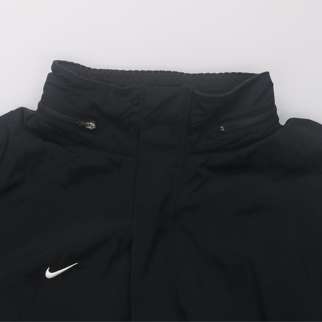 Nike Куртка мужская с воротником-стойкой из цельного флиса с водонепроницаемой подкладкой Therma-Fit, черная FN2390-010