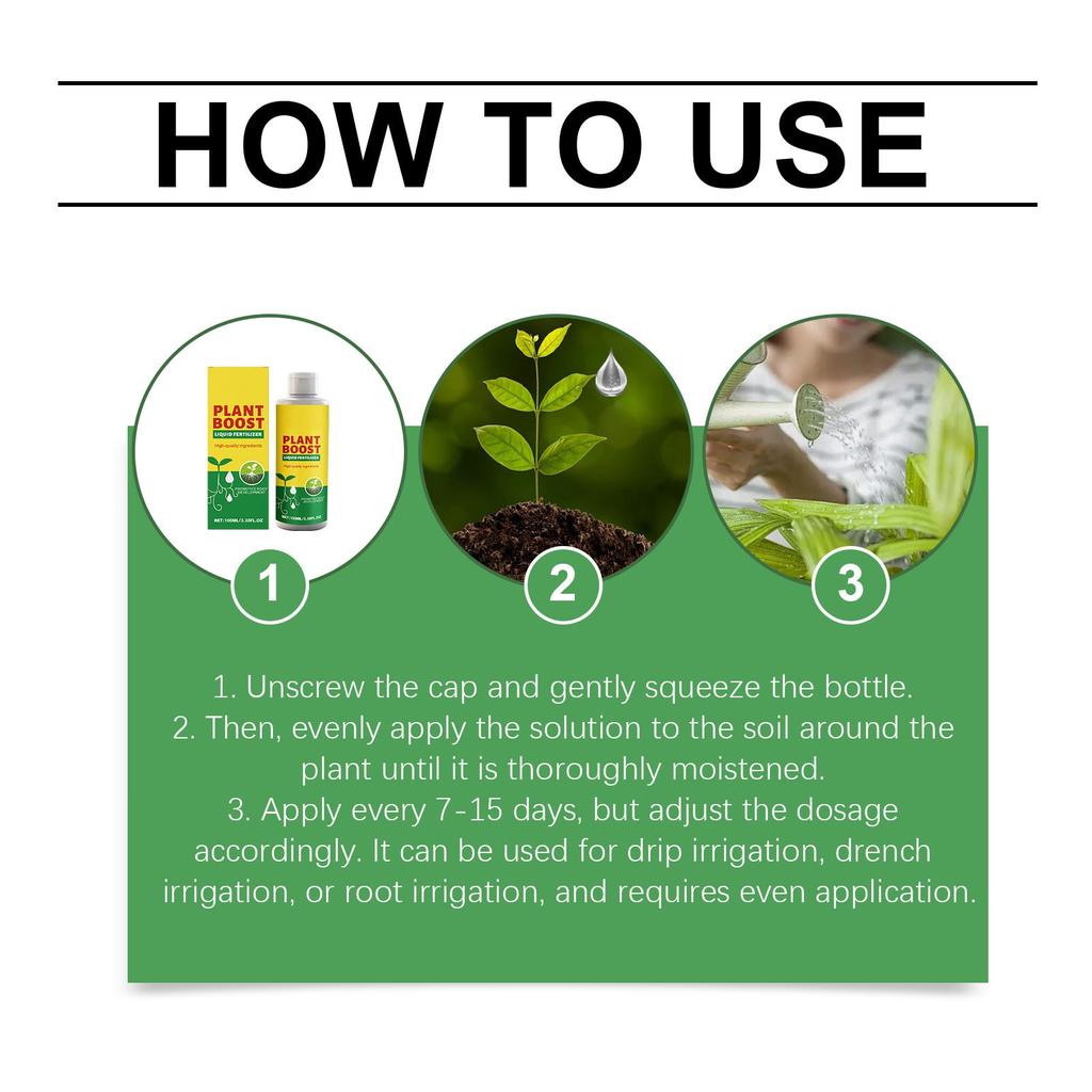 Удобрение для растений - Удобрение для комнатных растений, 100 мл Питательные вещества Натуральный раствор Удобрение для растений В помещении, для Сада На улице Дерева Цветка Листвы Плода Овоща