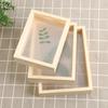 Family Fashion Wedding Decor Vintage Wooden Photo Frame Picture Holder Plant Specimen