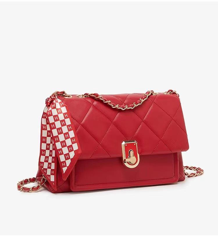 Женская красная свадебная сумочка: Модная вместительная сумка 2024 года, украшенная бриллиантами