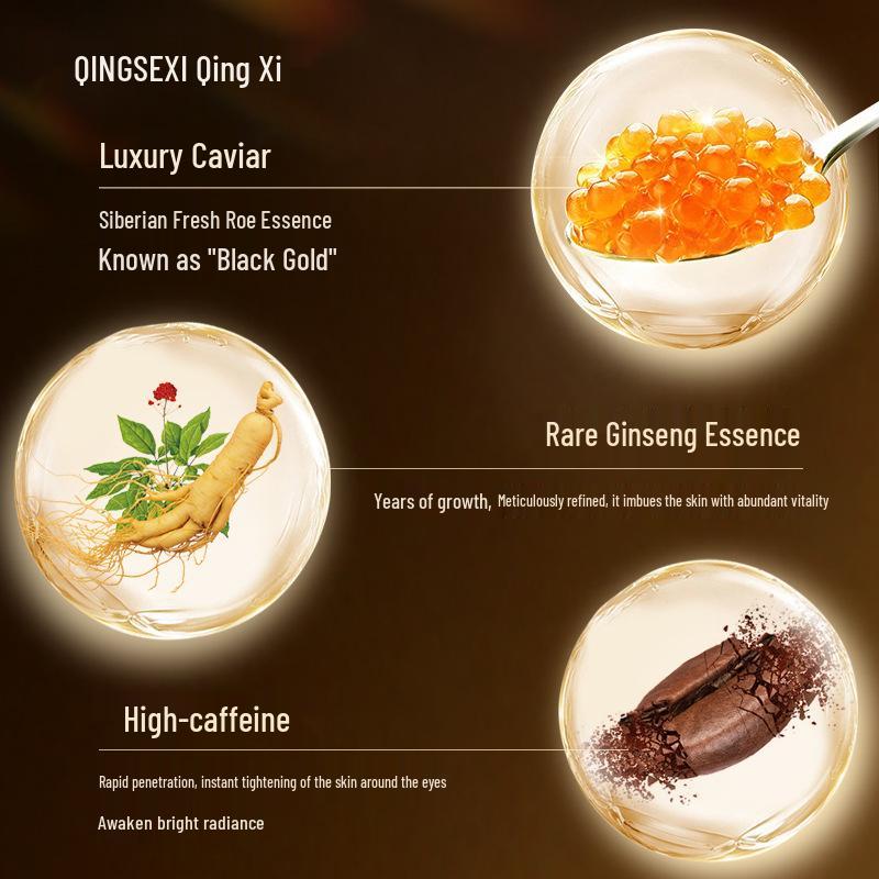 Qingxi Beauty Микроигольная Антивозрастная Укрепляющая Маска для Глаз 40 г