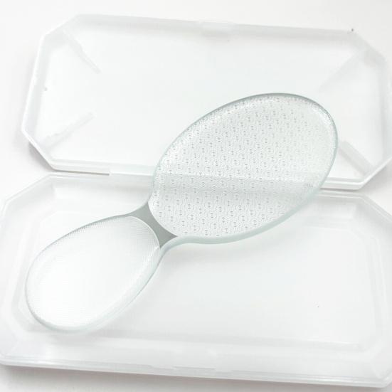 2Pcs Nano Glass Foot Files Double Sided Foot Scrubber Callus Remover for Dead Skin Hardened Heels Nail Shaping