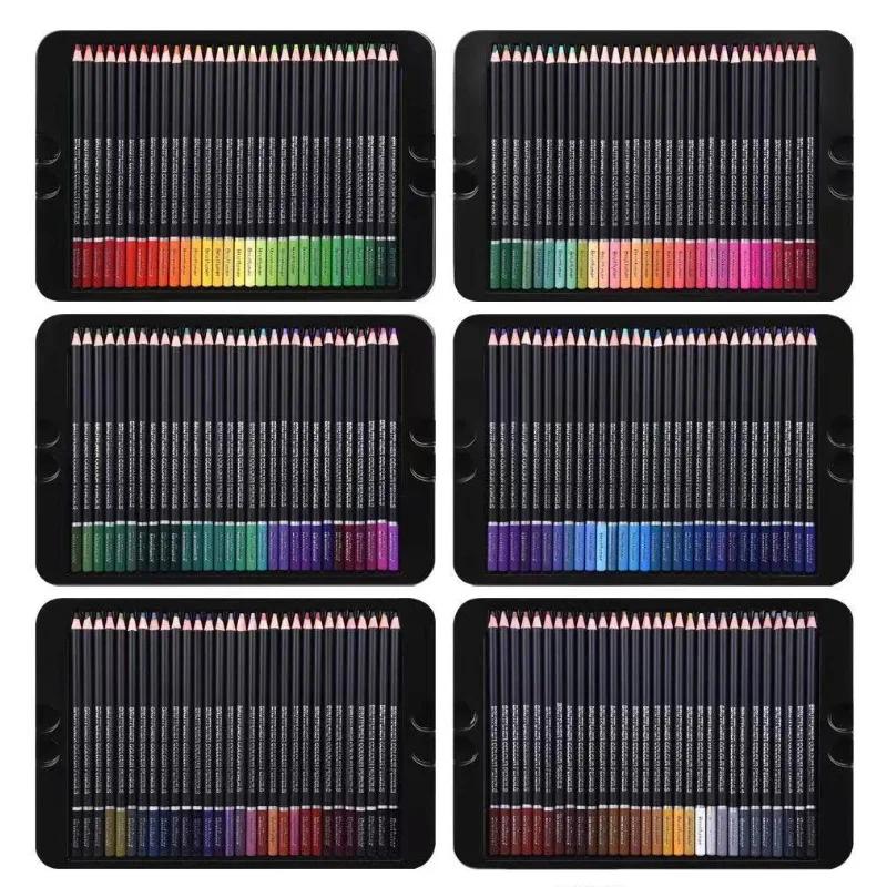 Набор карандашей Brutfuner, 180 цветов, художественные принадлежности для раскрашивания взрослых, мягкий стержень на масляной основе, художественный карандаш для детей, подростков, начинающих раскрашивать
