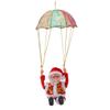 Parachute Christmas Ornaments Lovely Shape Safe Eco Friendly Fleece PC Christmas Hanging Ornament