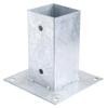 SATURNIA - Galvanized Pergola Anchor Support 91x91mm