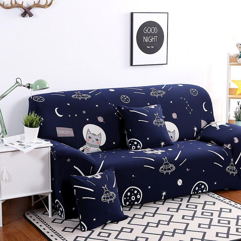 Элегантные эластичные чехлы с цветочным принтом для диванов с мягкой эластичной посадкой и устойчивостью к сминанию