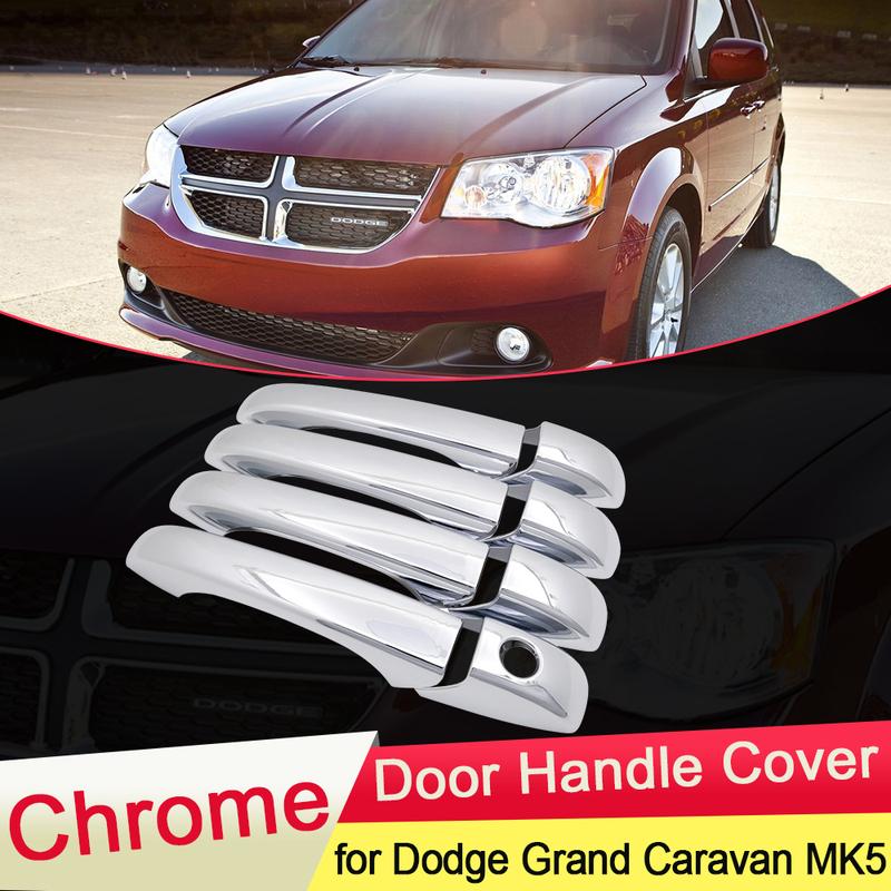 Для Dodge Grand Caravan MK5 2008 ~ Хромированная дверная ручка, накладка, набор аксессуаров для стайлинга автомобилей 2009 2010 2011 2012 2013