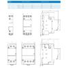 GEYA Din Rail Modular Contactor DC12V DC24V Coil Voltage 25A 2NO 2NC 1NO1NC 50/60Hz AC220V Contactor DC