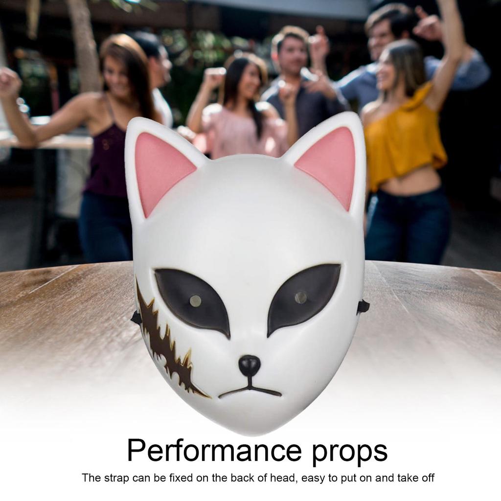 Японская аниме-маска с изображением животного, маска для лица, реалистичная маска с полной головой животного для костюма на Хэллоуин