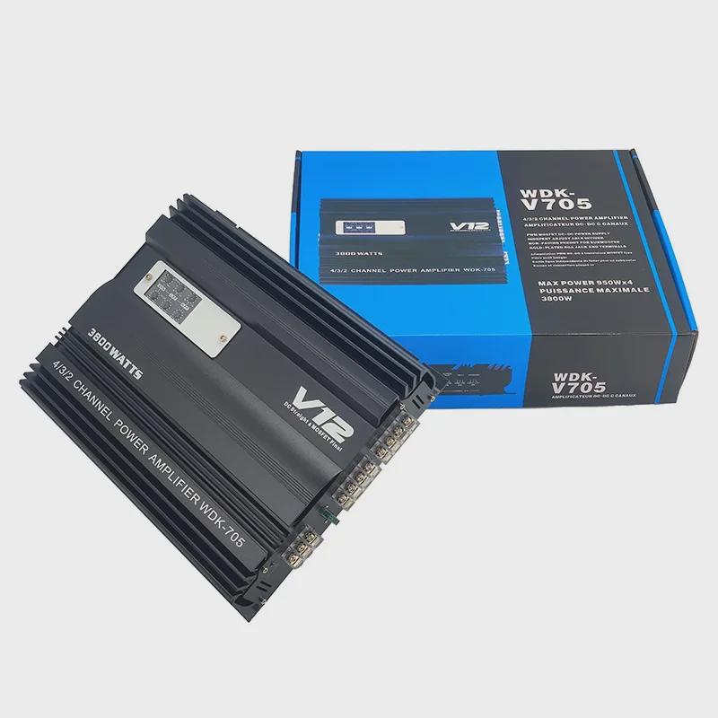 12 В Высокомощный Алюминиевый Сплав Автомобильный Аудио Усилитель Класса AB