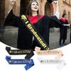 Выпускная лента Выпускной шарф На плечо Я закончил(а) Выпускники Сублимация Сбор Школьные принадлежности Шарф Для взрослых