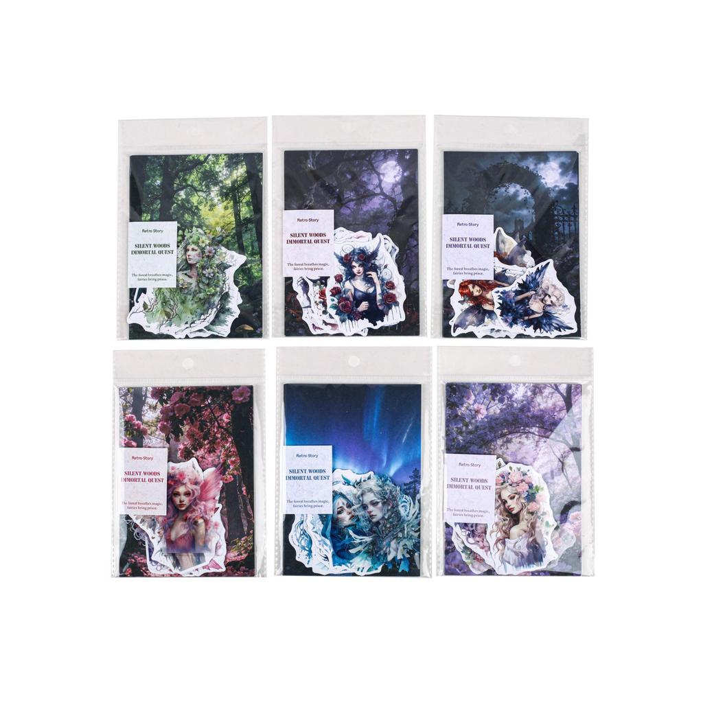 Ретро История Серия Сюньсянь: Европейский набор материалов с персонажами - 6 стилей для украшения журнала