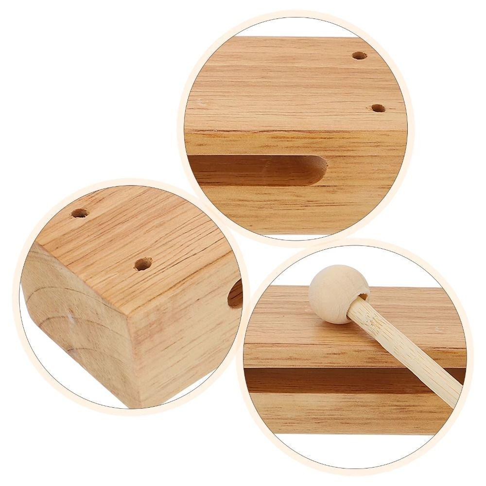 with Mallets Kids Percussion Instruments Wood Beaters Orff Music Instruments Early Education