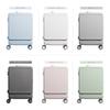 Front Carry Suitcase with USB Includes Drink Front Business CICIBELLA [sumalala] Suitcase, Open, Case, Carry-on, Lightweight, Quiet, Small,