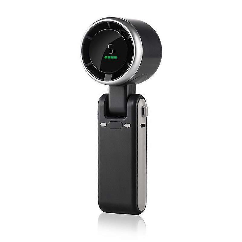 Regularlyk Portable Handheld Turbo Fan,Hand Folding High-Speed Turbine Fan