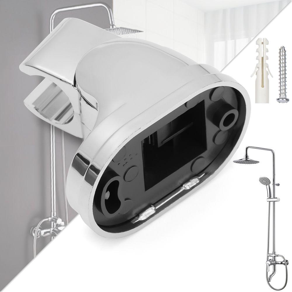 Adjustable Bathroom Support Handheld Shower Head Holder Wall-Mount Bracket Sprayer Base