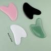 Resin Heart-Shaped Scrapping Piece Massage Back Neck Waist Scrapping Piece Beauty Salon Whole Body Scrapping Spa Tools