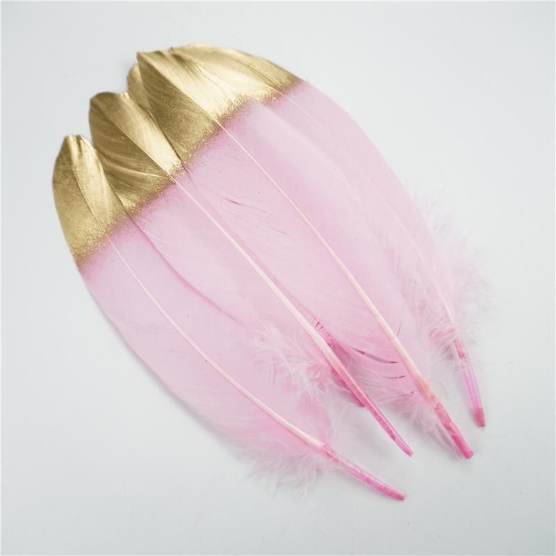 10 шт. Золотое гусиное перо 15-20 см Серебряные лебяжьи перья Аксессуары для ловца снов DIY Создание украшений Перо Праздничные украшения